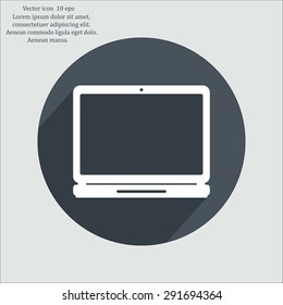 Laptop Icon illustration