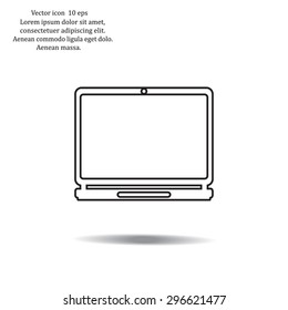 Laptop Icon illustration