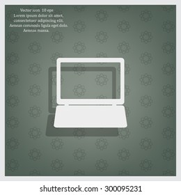 Laptop Icon illustration