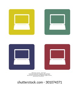 Laptop Icon illustration