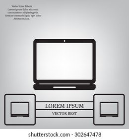 Laptop Icon illustration