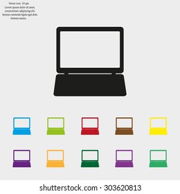 Laptop Icon illustration