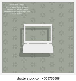 Laptop Icon illustration