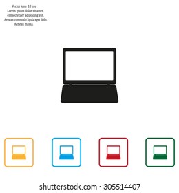 Laptop Icon illustration