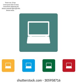 Laptop Icon illustration