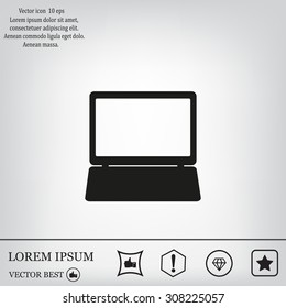 Laptop Icon illustration