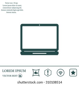 Laptop Icon illustration