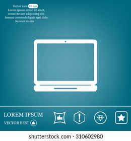Laptop Icon illustration