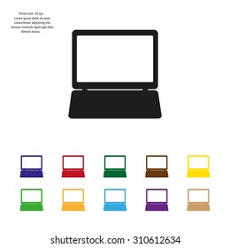 Laptop Icon illustration
