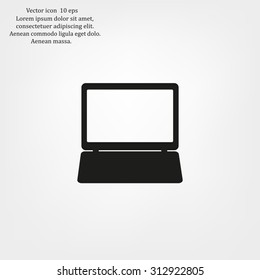 Laptop Icon illustration