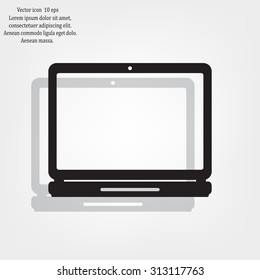Laptop Icon illustration