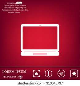 Laptop Icon illustration