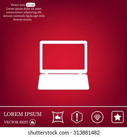 Laptop Icon illustration