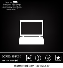 Laptop Icon illustration