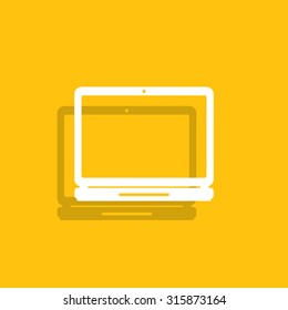 Laptop Icon illustration