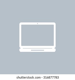 Laptop Icon illustration