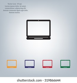 Laptop Icon illustration