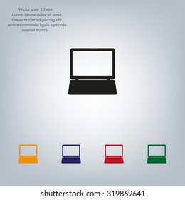 Laptop Icon illustration