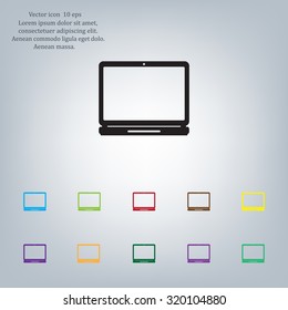 Laptop Icon illustration