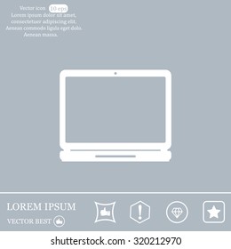 Laptop Icon illustration