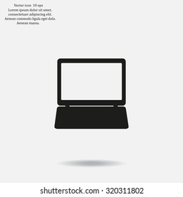 Laptop Icon illustration