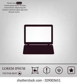Laptop Icon illustration