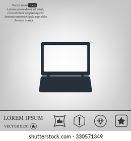 Laptop Icon illustration