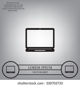 Laptop Icon illustration