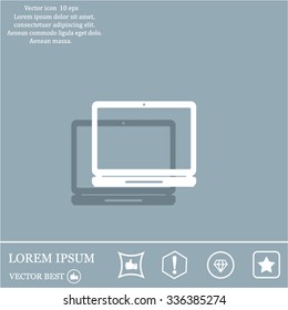 Laptop Icon illustration