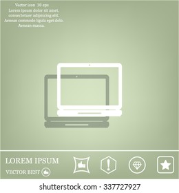 Laptop Icon illustration
