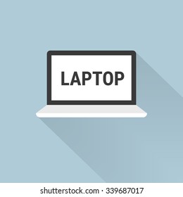 Laptop Icon illustration