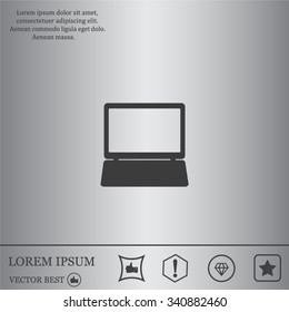 Laptop Icon illustration