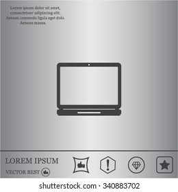 Laptop Icon illustration