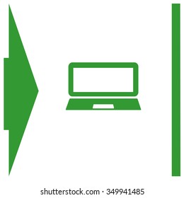 Laptop Icon illustration