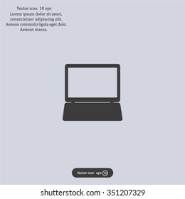Laptop Icon illustration