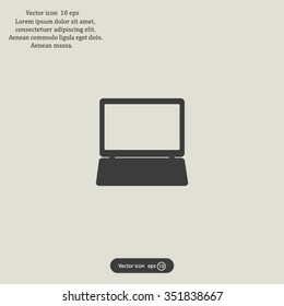 Laptop Icon illustration