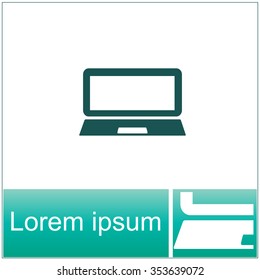 Laptop Icon illustration