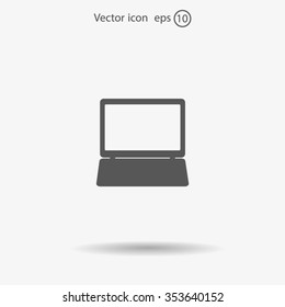 Laptop Icon illustration