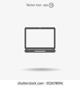 Laptop Icon illustration