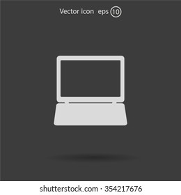 Laptop Icon illustration