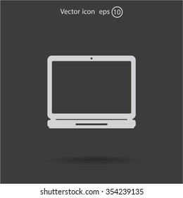 Laptop Icon illustration