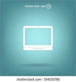 Laptop Icon illustration
