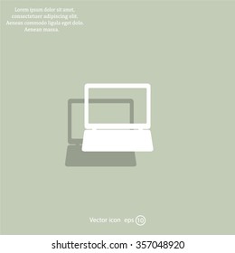 Laptop Icon illustration