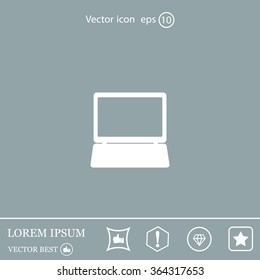 Laptop Icon illustration