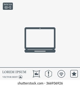 Laptop Icon illustration