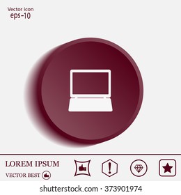 Laptop Icon illustration