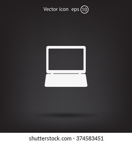 Laptop Icon illustration
