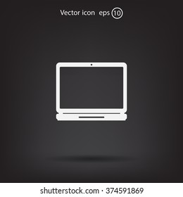 Laptop Icon illustration