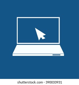 Laptop Icon illustration