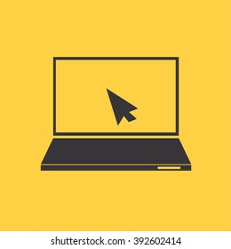 Laptop Icon illustration